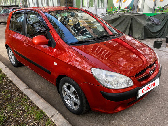 2006 Hyundai Getz I Рестайлинг, красный, 690000 рублей - вид 6