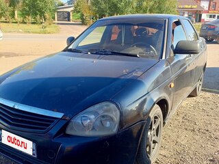 2008 Lada (ВАЗ) Priora I, чёрный, 210000 рублей, вид 1