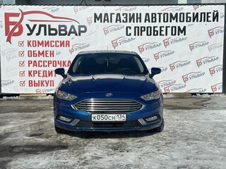 2017 Ford Fusion (North America) II Рестайлинг, синий, 1500000 рублей, вид 2