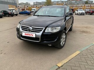 2008 Volkswagen Touareg I Рестайлинг, чёрный, 1770000 рублей, вид 2