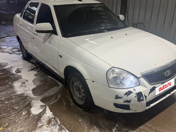 2013 Lada (ВАЗ) Priora I, белый, 230000 рублей - вид 1