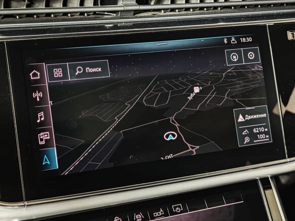 2019 Audi Q8 45 TDI I (4M), синий, 5509000 рублей - вид 22