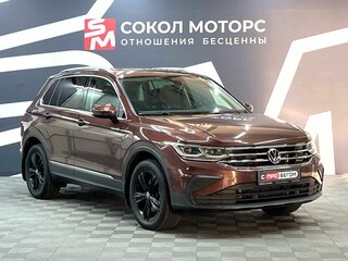 2021 Volkswagen Tiguan II Рестайлинг, коричневый, 2909900 рублей, вид 1