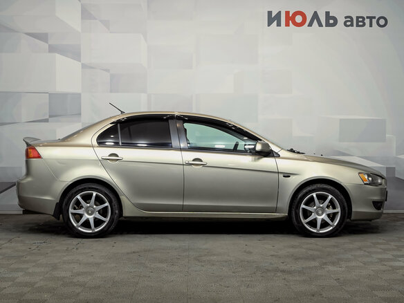 2008 Mitsubishi Lancer X, бежевый, 580000 рублей - вид 8