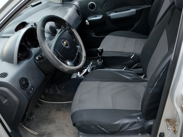 2006 Chevrolet Aveo I, серый, 190000 рублей - вид 4