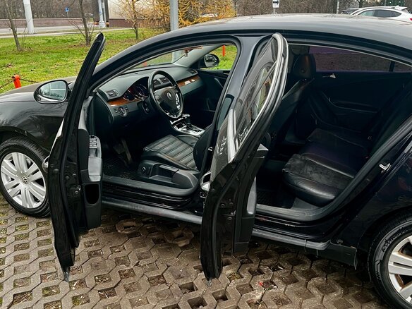 2008 Volkswagen Passat B6, чёрный - вид 3