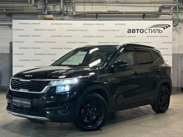 2021 Kia Seltos I, чёрный, 1959000 рублей