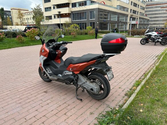 2015 BMW C 650 Sport, оранжевый, 520000 рублей - вид 5