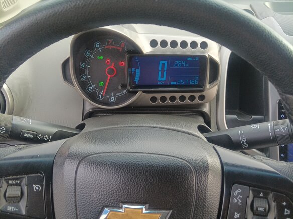 2013 Chevrolet Aveo II, серый - вид 13