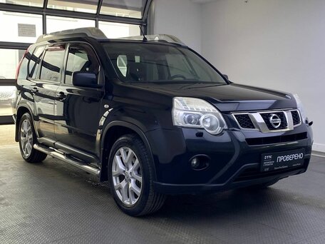 2012 Nissan X-Trail II Рестайлинг, чёрный, 890000 рублей, вид 3