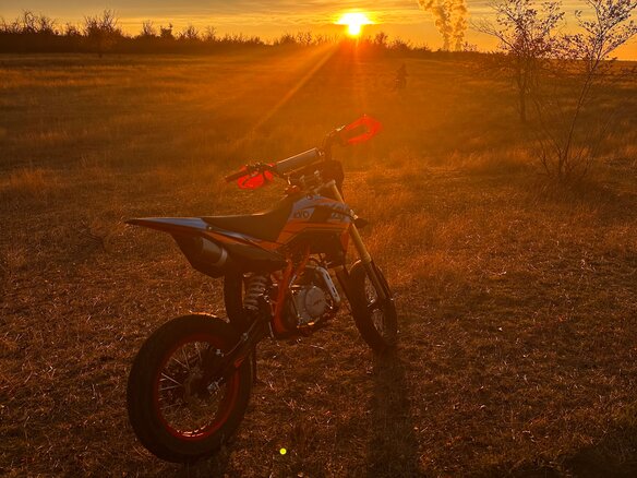 2024 Kayo Evolution YX140EM, синий, 95000 рублей - вид 2