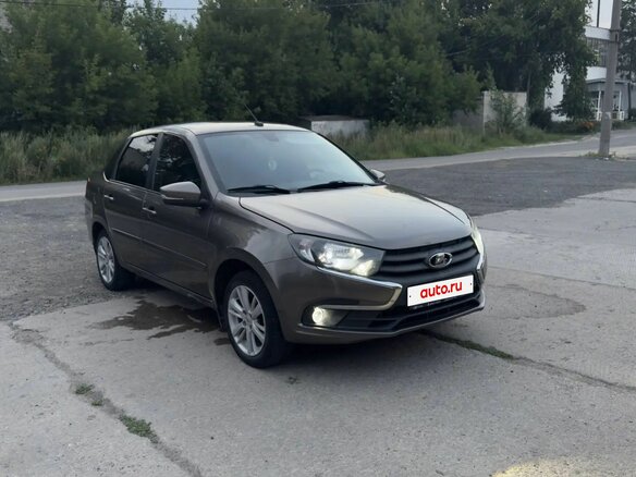 2018 Lada (ВАЗ) Granta I Рестайлинг, коричневый, 645000 рублей - вид 3