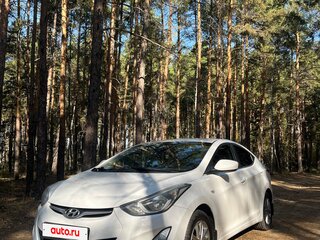 2013 Hyundai Elantra V (MD) Рестайлинг, белый, 990000 рублей, вид 2