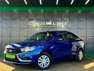 2020 Lada (ВАЗ) Vesta I, синий, 989000 рублей, вид 2