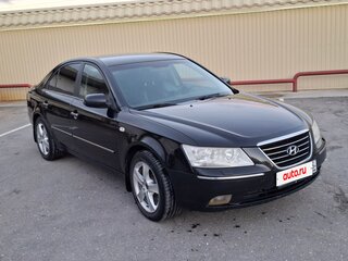 2008 Hyundai Sonata V (NF) Рестайлинг, чёрный, 720000 рублей, вид 3