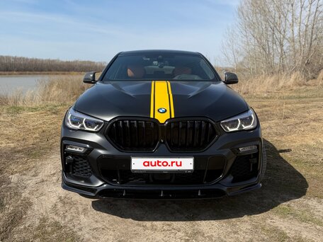 2020 BMW X6 30d III (G06), чёрный, 7600000 рублей, вид 2