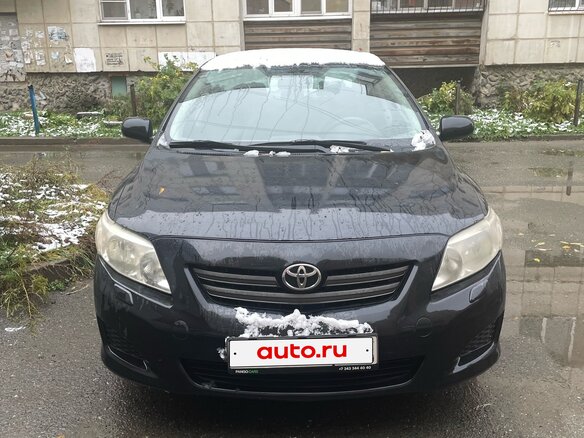 2008 Toyota Corolla X (E140, E150), чёрный
