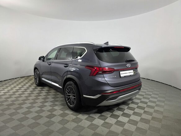 2021 Hyundai Santa Fe IV Рестайлинг, синий - вид 6