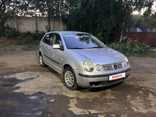 2002 Volkswagen Polo IV, серебристый, 135000 рублей, вид 3