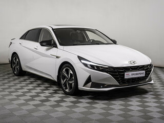 2021 Hyundai Elantra VII (CN7), белый, 2058000 рублей, вид 3