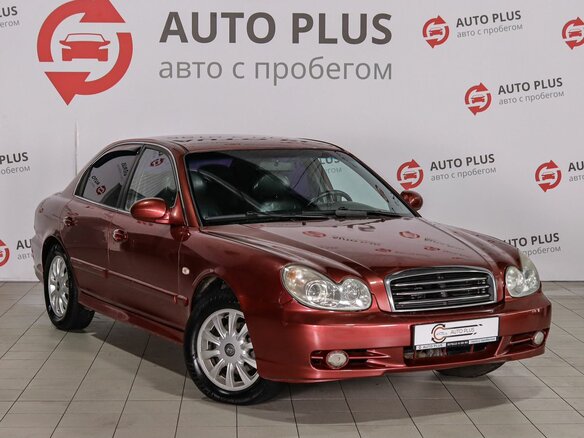 2006 Hyundai Sonata ТагАЗ IV (EF) Рестайлинг, красный, 499000 рублей