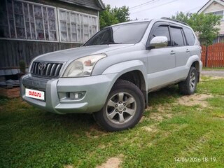 2004 Toyota Land Cruiser Prado 120 Series, серебристый, 1200000 рублей, вид 1
