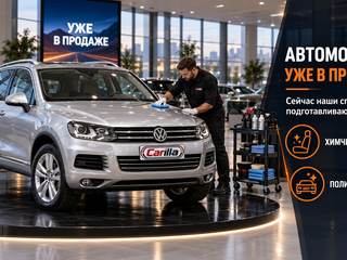 2011 Volkswagen Touareg II, серебристый, 1750000 рублей, вид 2