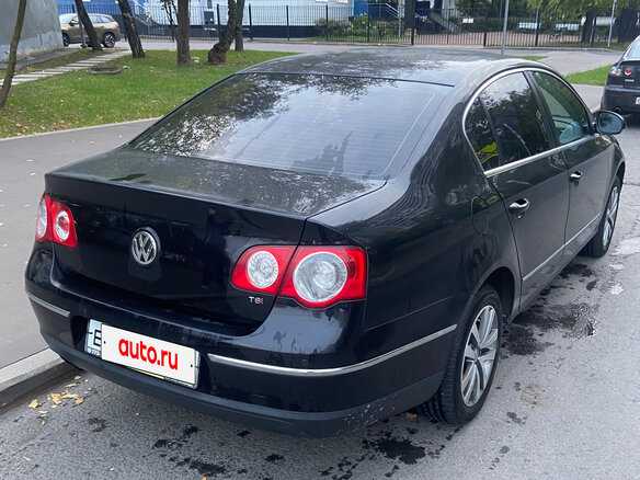 2008 Volkswagen Passat B6, чёрный, 886498 рублей - вид 4