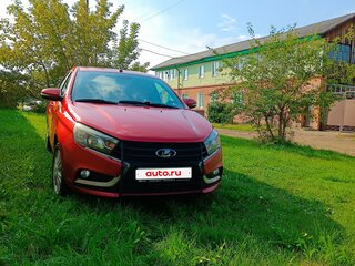 2017 Lada (ВАЗ) Vesta I, красный, 660000 рублей, вид 2
