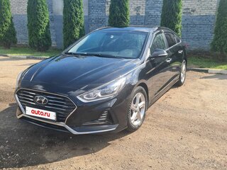 2017 Hyundai Sonata VII (LF) Рестайлинг, чёрный, 1640000 рублей, вид 1