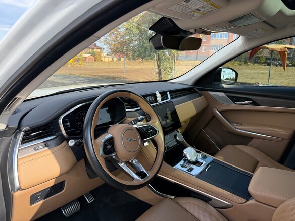 2021 Jaguar F-Pace I Рестайлинг, белый - вид 8