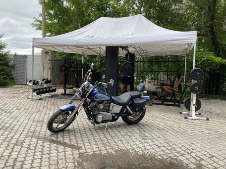 1990 Honda VT 1100, синий, 330000 рублей, вид 3
