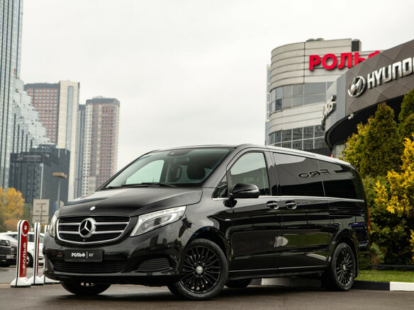 2016 Mercedes-Benz V-Класс 250 d длинный III (W447), чёрный