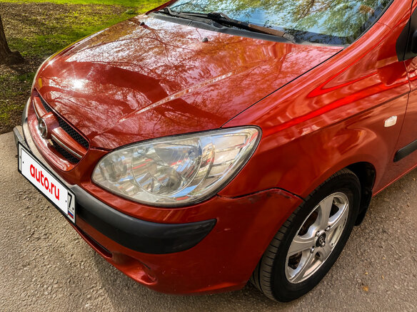 2006 Hyundai Getz I Рестайлинг, красный, 690000 рублей - вид 9