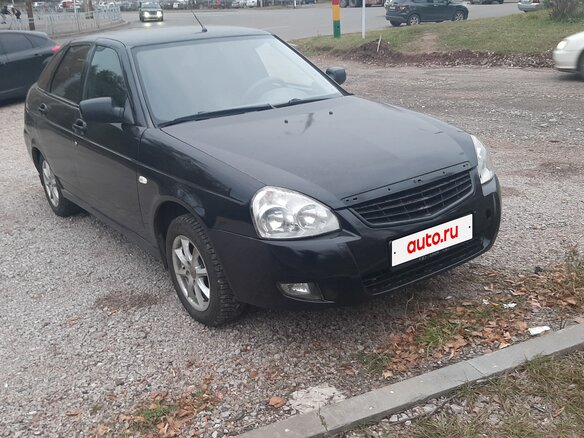 2008 Lada (ВАЗ) Priora I, чёрный, 270000 рублей - вид 2
