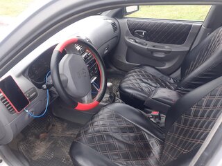 2007 Hyundai Accent ТагАЗ II, серебристый, 370000 рублей, вид 5