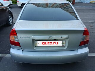 2006 Hyundai Accent ТагАЗ II, серебристый, 360000 рублей, вид 4