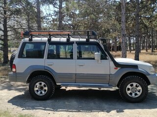 2002 Hyundai Galloper II, серый, 750000 рублей, вид 3