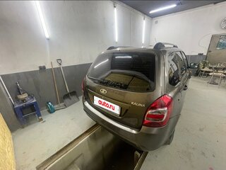 2014 Lada (ВАЗ) Kalina II, коричневый, 420000 рублей, вид 3
