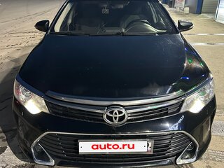 2014 Toyota Camry VII (XV50) Рестайлинг, чёрный, 1790000 рублей, вид 2