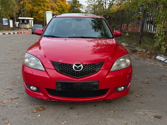2006 Mazda 3 I (BK) Рестайлинг, красный, 480000 рублей - вид 2
