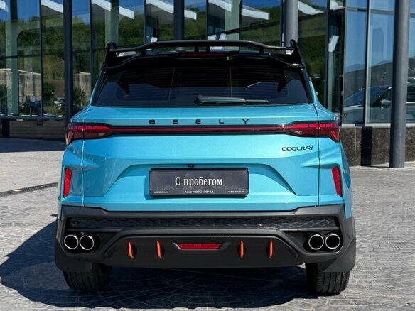 2024 Geely Coolray I Рестайлинг, голубой - вид 3
