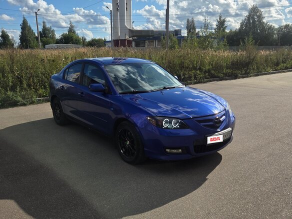 2007 Mazda 3 I (BK) Рестайлинг, синий, 400000 рублей