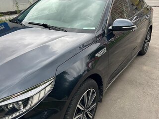 2019 Kia Optima IV Рестайлинг, синий, 1750000 рублей, вид 4