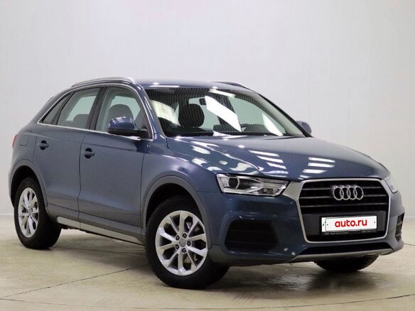 2016 Audi Q3 I (8U) Рестайлинг, серый, 1725000 рублей - вид 1