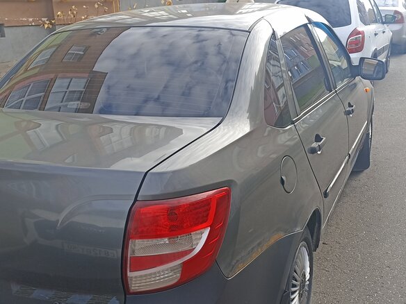 2013 Lada (ВАЗ) Granta I, серый, 200000 рублей - вид 7