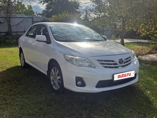 2010 Toyota Corolla X (E140, E150) Рестайлинг, белый, 970000 рублей, вид 3