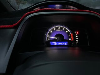 2009 Honda Civic VIII Рестайлинг, чёрный, 550000 рублей, вид 4