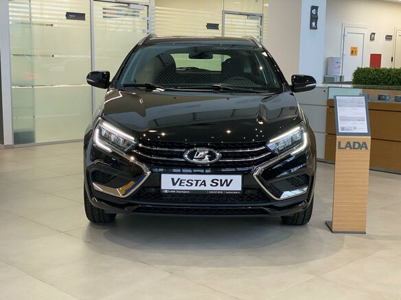 2026 Lada (ВАЗ) Vesta SW I Рестайлинг (NG), чёрный - вид 7