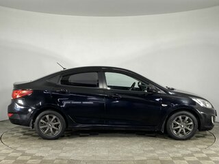 2011 Hyundai Solaris I, чёрный, 650000 рублей, вид 4